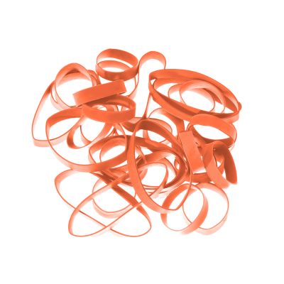 Synthetikbänder H+D LatexFree®, orange 60 mm Ø x 2 x 1 mm lose geschüttet Pantone 165 U
